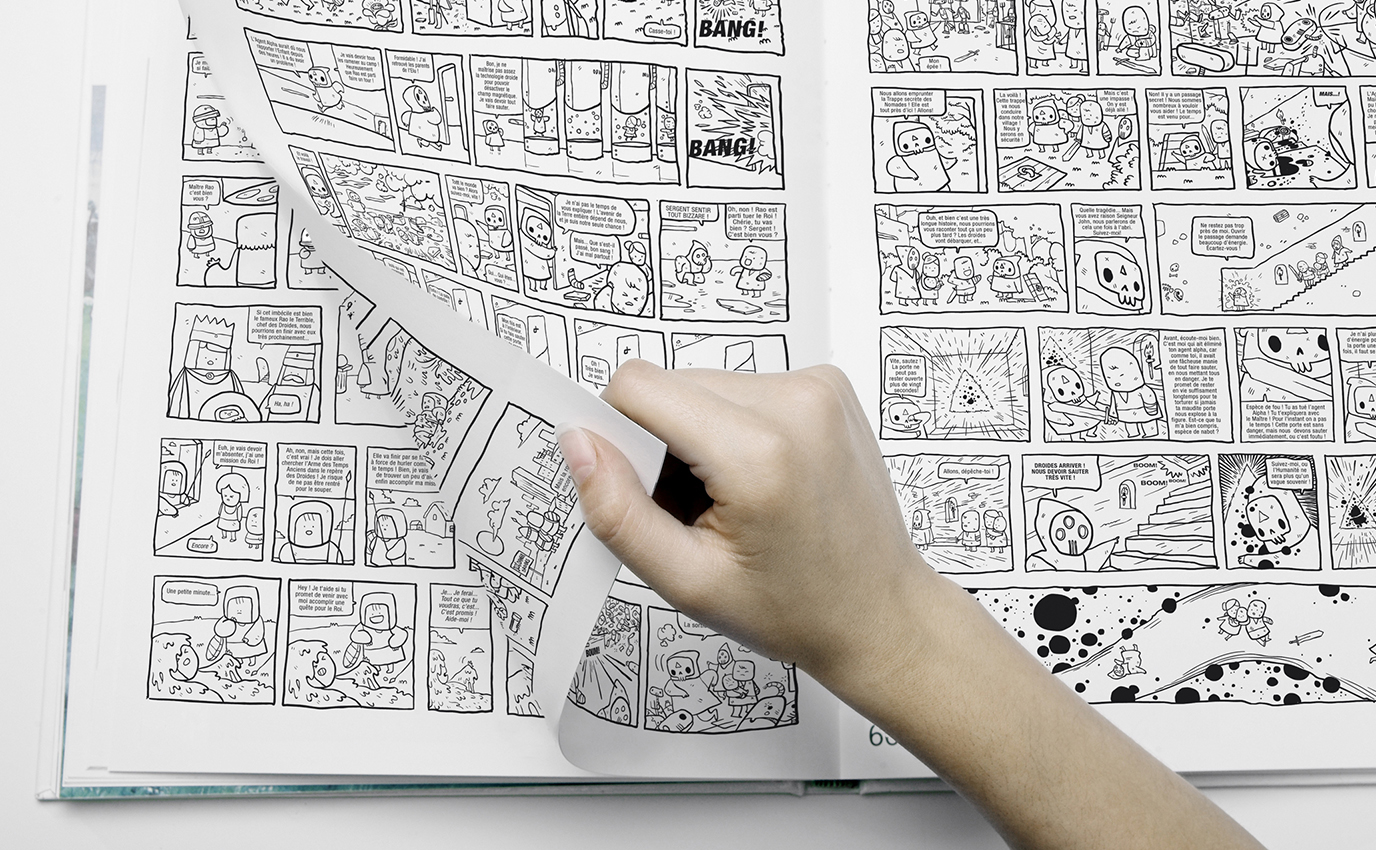 3571 project comic book interior page bande dessinee pages interieures planches illustration lore art direction frappa