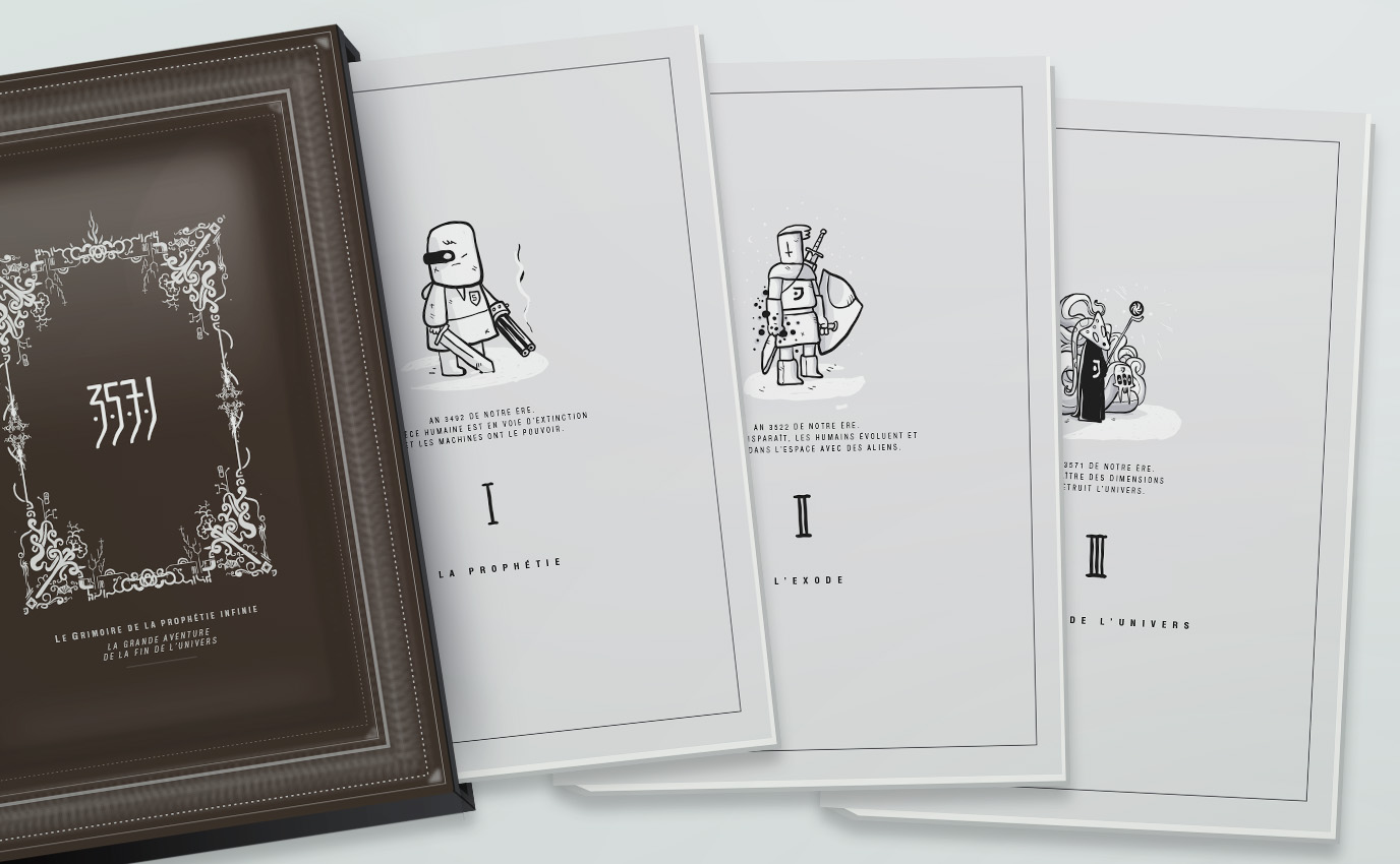 3571 project comic book trilogy trilogie bande dessinee illustration storytelling epique epic frappa