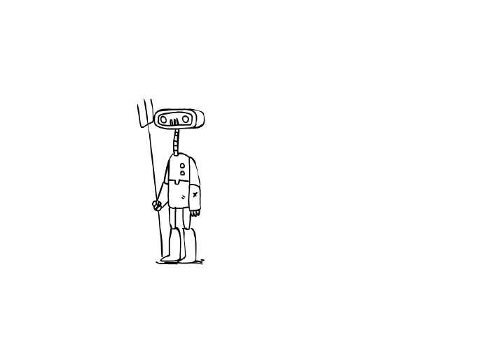 3571 project droid combat animation robot fight handmade anime loop concept art frappa