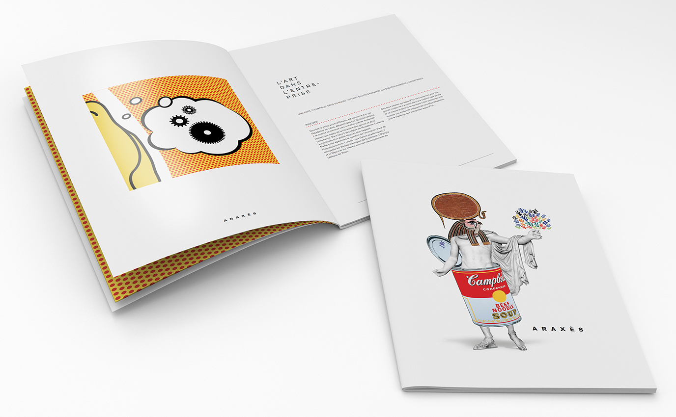 araxes branding design edition leaflet art direction frappa