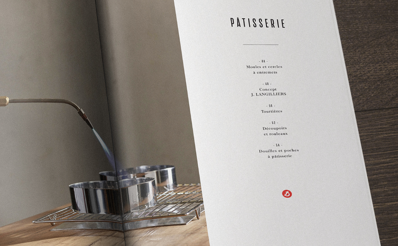 de buyer design edition pastries flame flamme patisserie product catalog frappa