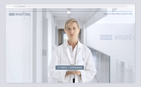 discovery website video experience lab on human welcome attendre wait impatient frappa small