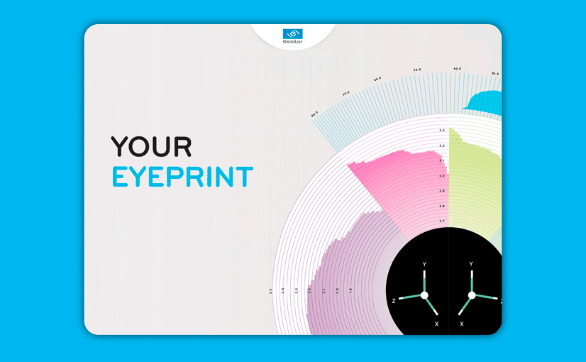 essilor application interface data design digital panels animation frappa medium