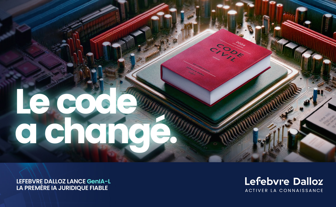 lefebvre code ia affiche concept key visual accroche frappa